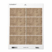 Antiek papier achtergrond Etiket (Full Sheet)