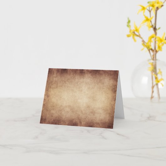 Antiek papier achtergrond Kaart (Gele Bloem)