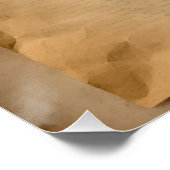  Antiek papier achtergrond Perfect Poster (Hoek)