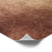 Antiek papier achtergrond Poster (Hoek)