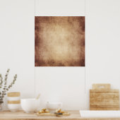 Antiek papier achtergrond Poster (Keuken)