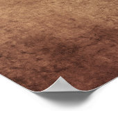 Antiek papier achtergrond Poster (Hoek)