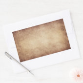 Antiek papier achtergrond Rechthoekige Sticker (Envelop)