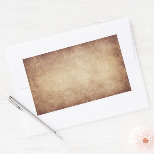  Antiek papier achtergrond Rechthoekige Sticker (Envelop)