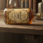 Antiek papier Apotheker Stijl Labels Wijn Etiket