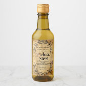 Antiek papier Apotheker Stijl Labels Wijn Etiket (Voorkant)