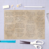 Antiek papier Bijbelpaaltjes voor reizen (Craft)