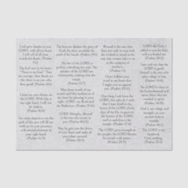 Antiek papier Bijbelpaaltjes voor reizen