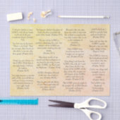 Antiek papier Bijbelpaaltjes voor reizen (Craft)