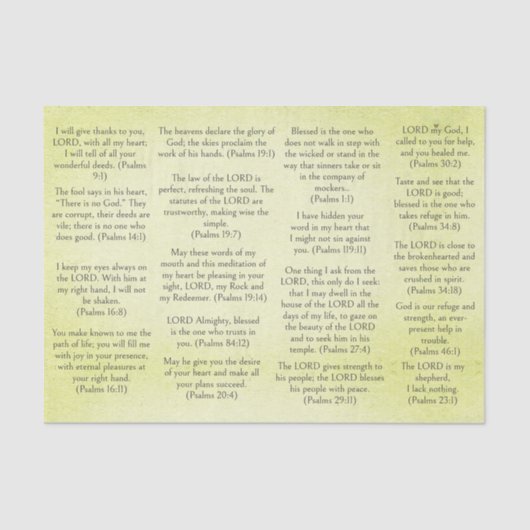 Antiek papier Bijbelpaaltjes voor reizen (Voorkant)