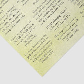 Antiek papier Bijbelpaaltjes voor reizen (Detail)