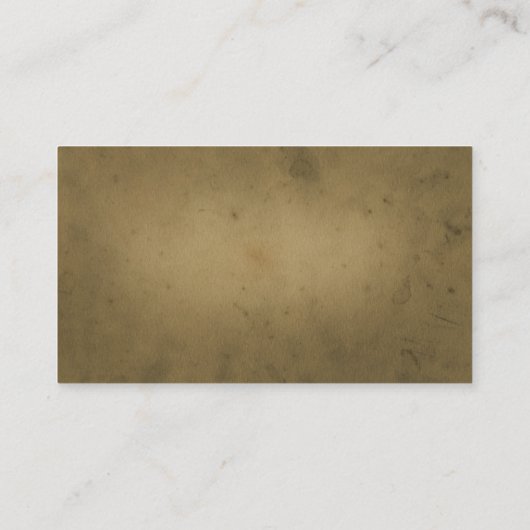 Antiek papier met gestroomlijnde romp visitekaartje (Achterkant)