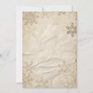 Antiek papier met subtiele gouden versiering kaart