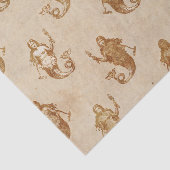  Antiek papier voor het loskoppelen van zeemleder (Detail)