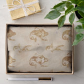  Antiek papier voor het loskoppelen van zeemleder (Geschenk)