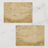 Antiek Papieren Tafel Plaats Kaart Plaatskaartje (Voorkant / Achterkant)