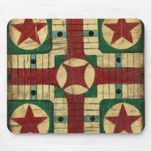 Antiek Parcheesi Game Board van Ethan Harper Muismat