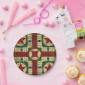 Antiek Parcheesi Game Board van Ethan Harper Papieren Bordje (Feest)