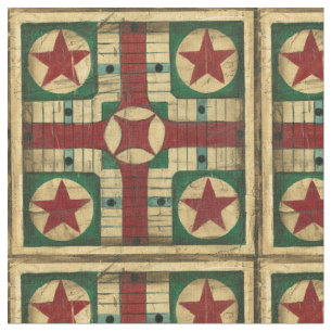 Antiek Parcheesi Game Board van Ethan Harper Stof