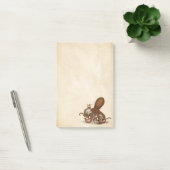 Antiek Parchment Chemistry Octopus Steampunk Post-it® Notes (Kantoor)
