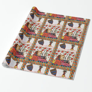 Antiek PARCHMENT VOOR ETERNALE VERLIES Cadeaupapier