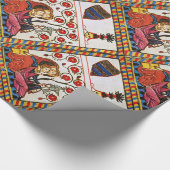 Antiek PARCHMENT VOOR ETERNALE VERLIES Cadeaupapier (Hoek)