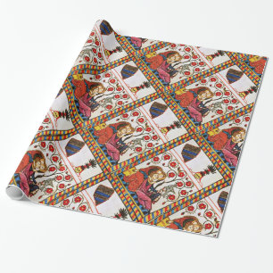 Antiek PARCHMENT VOOR ETERNALE VERLIES Cadeaupapier