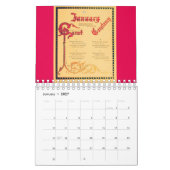 Antiek Pareltjes op de geboorte Kalender (Jan 2027)