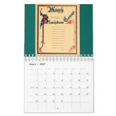 Antiek Pareltjes op de geboorte Kalender (Mar 2027)