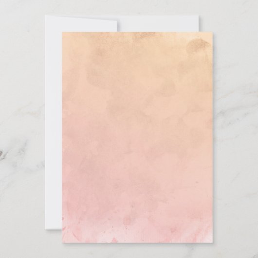 Antiek Parijse bruidsdoucheuitnodigingen Kaart (Achterkant)