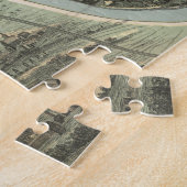 Antiek Paris Street Map Legpuzzel (Zijkant)