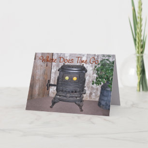 Antiek ParlorStove-customize elke gelegenheid Kaart