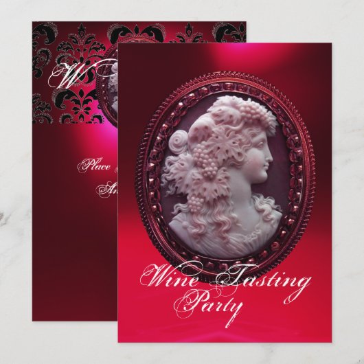 ANTIEK PARTIJ VOOR DE AANGIFTE VAN CAMEO, LADY EN KAART (Voorkant / Achterkant)