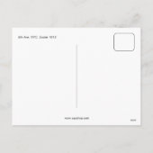 Antiek Pasen 1913 5th Avenue New York foto Feestdagenkaart (Achterkant)