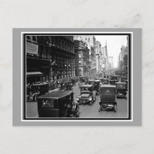 Antiek Pasen 1913 5th Avenue New York foto Feestdagenkaart