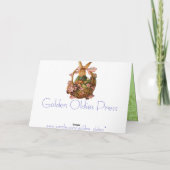 Antiek Paskaart Feestdagen Kaart (Achterkant)