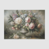 Antiek Pastel Bloemboeket Decoupage Tissuepapier (Voorkant)