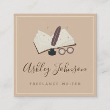 Antiek pastel bruin boek Freelance Writer 