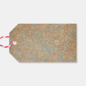 Antiek Patroon Boek I Cadeaulabel (Achterkant Horizontaal)