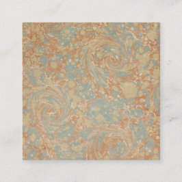 Antiek Patroon Boek I Vierkante Visitekaartje