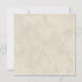 Antiek Peacock Feathers Bridal Shower Invitations Kaart (Achterkant)