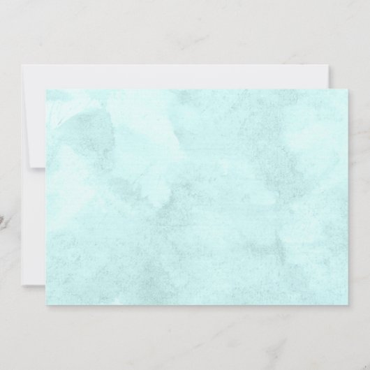 Antiek peacockfeetherweddenschappen kaart (Achterkant)