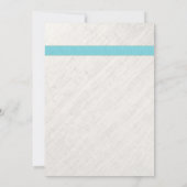 Antiek Pearl Wedding Invitations Kaart (Achterkant)