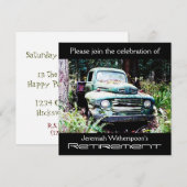 Antiek Pensioenpartij voor vrachtwagens Kaart (Voorkant / Achterkant)