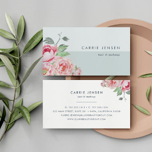 Antiek Peony Colorblock Visitekaartje