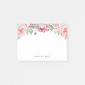 Antiek Peony Floral Post-it® Notes (Voorkant)