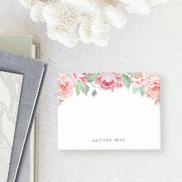Antiek Peony Floral Post-it® Notes