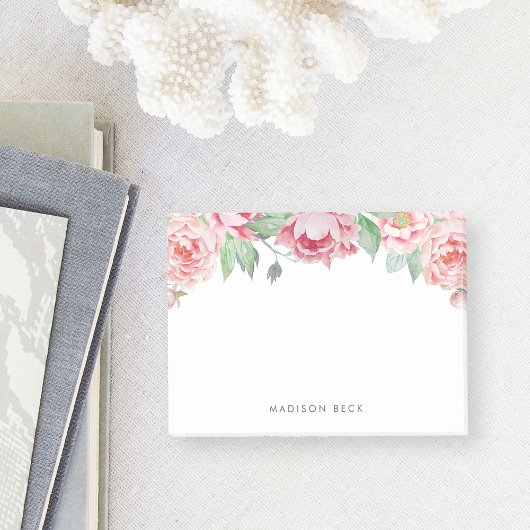 Antiek Peony Floral Post-it® Notes