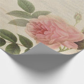 Antiek Peony-looppapierrol Cadeaupapier (Hoek)