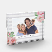 Antiek Peony Stripe Fotoblokken (Links)